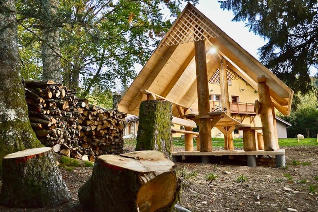 Le Petit Loup, Appartement Neuf Avec Jardin Gerbépal Extérieur photo